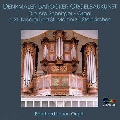 CD-Cover: Denkmäler barocker Orgelbaukunst